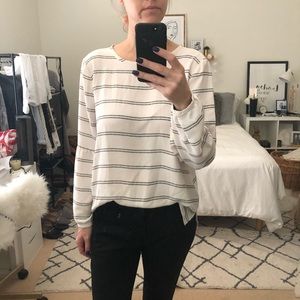 Loft striped blouse.